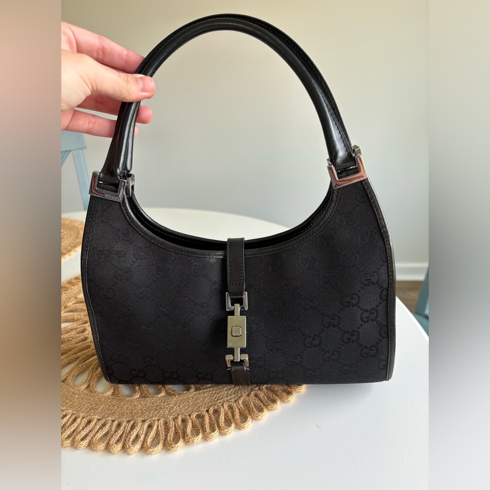 Auth vintage Gucci Jackie shoulder bag